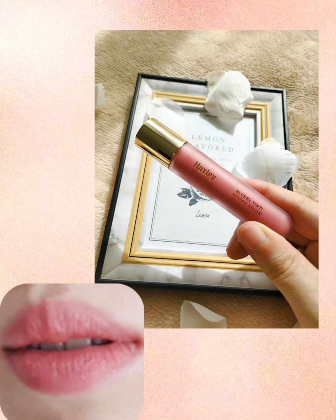 ブラーリーティント ヒドゥンビロウ/Huxley/リップティントを使ったクチコミ（2枚目）