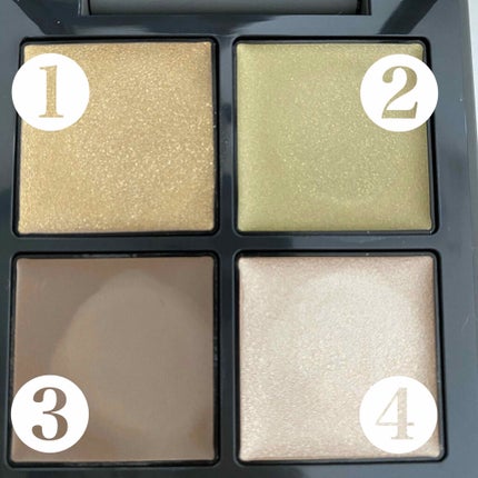 ディメンショナルビジョンアイパレットアリー/THREE/ジェル・クリームアイシャドウを使ったクチコミ(4枚目)