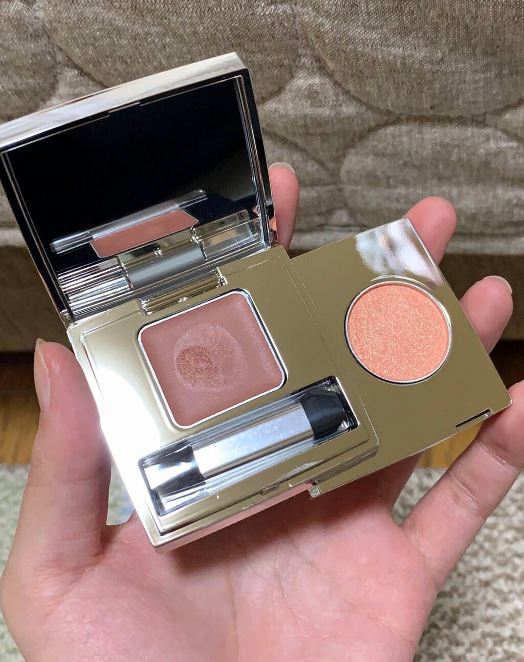 ザ ベージュライブラリー アイシャドウデュオ/RMK/ジェル・クリームアイシャドウを使ったクチコミ(1枚目)