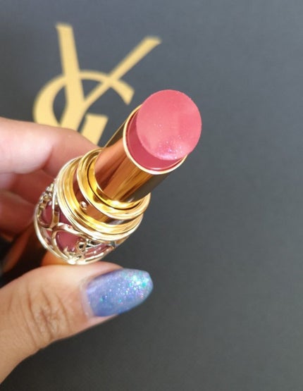 ルージュ ヴォリュプテ シャイン/YVES SAINT LAURENT BEAUTE/口紅を使ったクチコミ(4枚目)