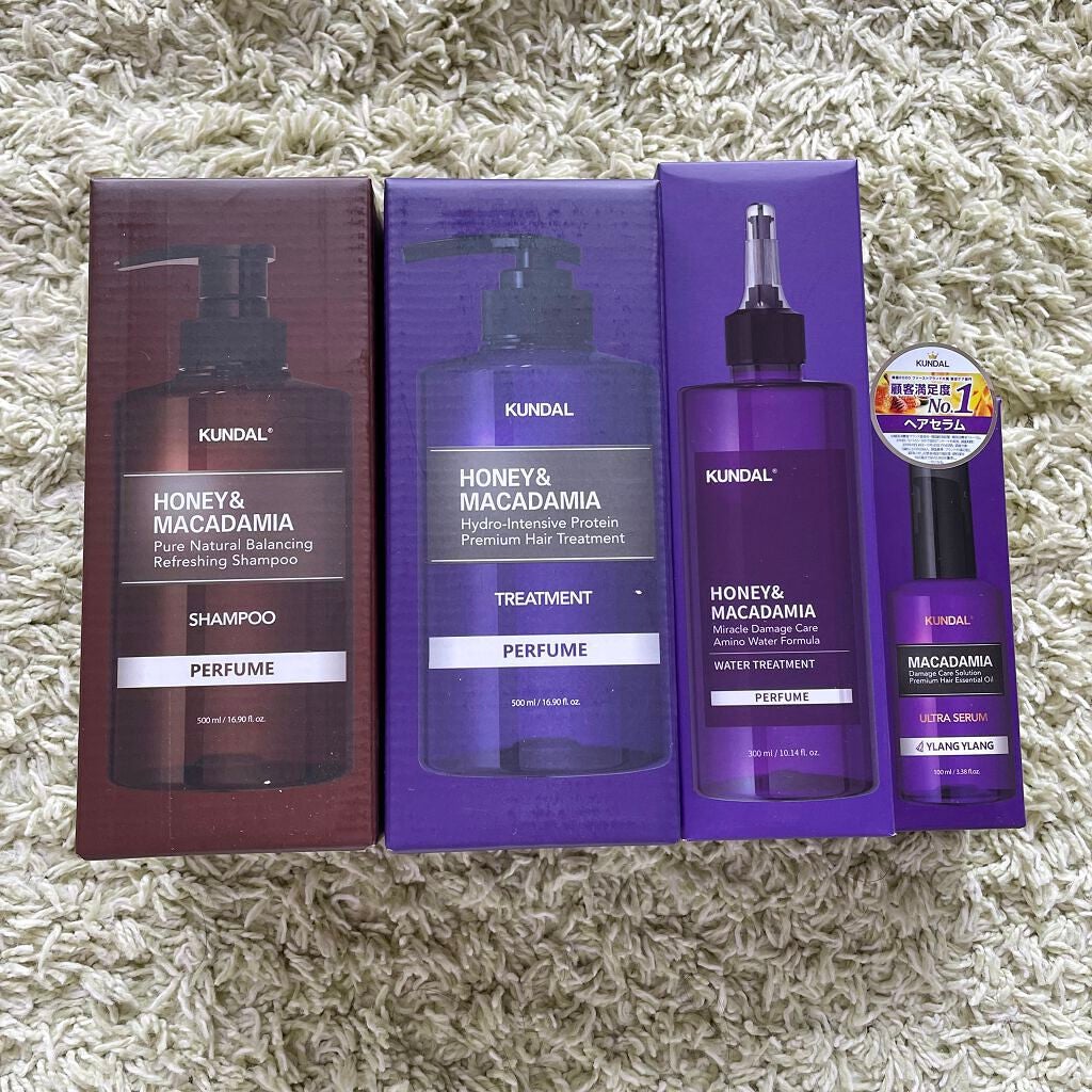 マカダミア ウルトラヘアセラム /KUNDAL/ヘアオイルを使ったクチコミ(1枚目)