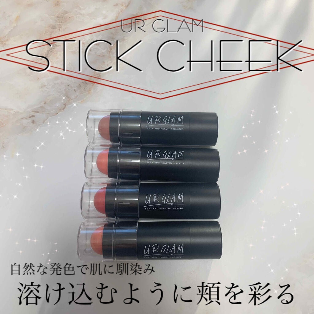UR GLAM STICK CHEEK/U R GLAM/ジェル・クリームチークを使ったクチコミ(1枚目)