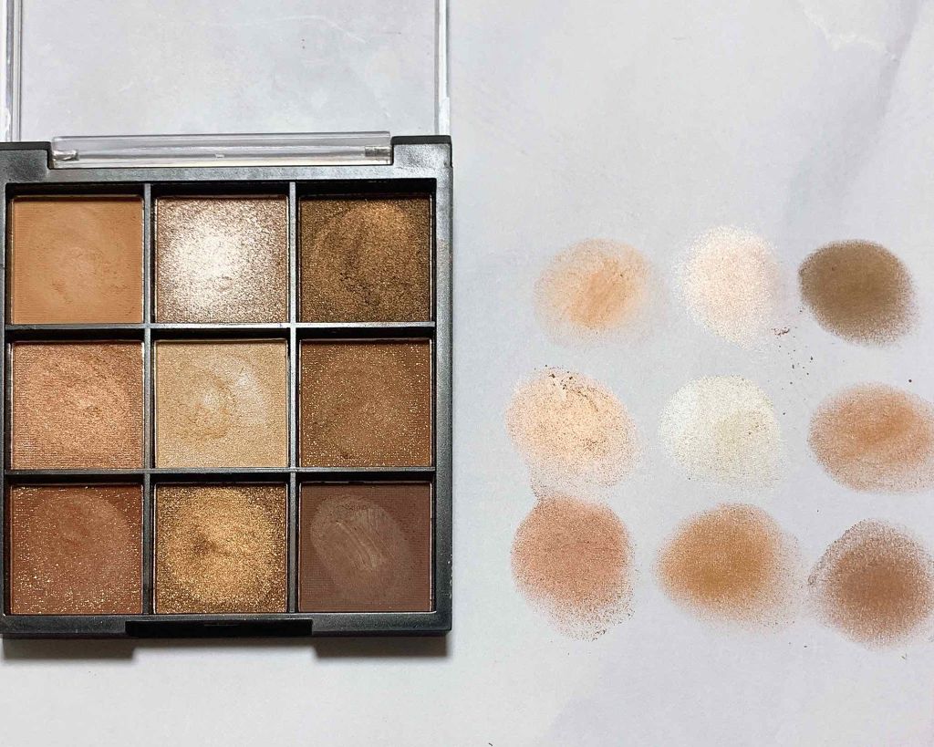 UR GLAM BLOOMING EYE COLOR PALETTE/U R GLAM/アイシャドウパレットを使ったクチコミ(2枚目)