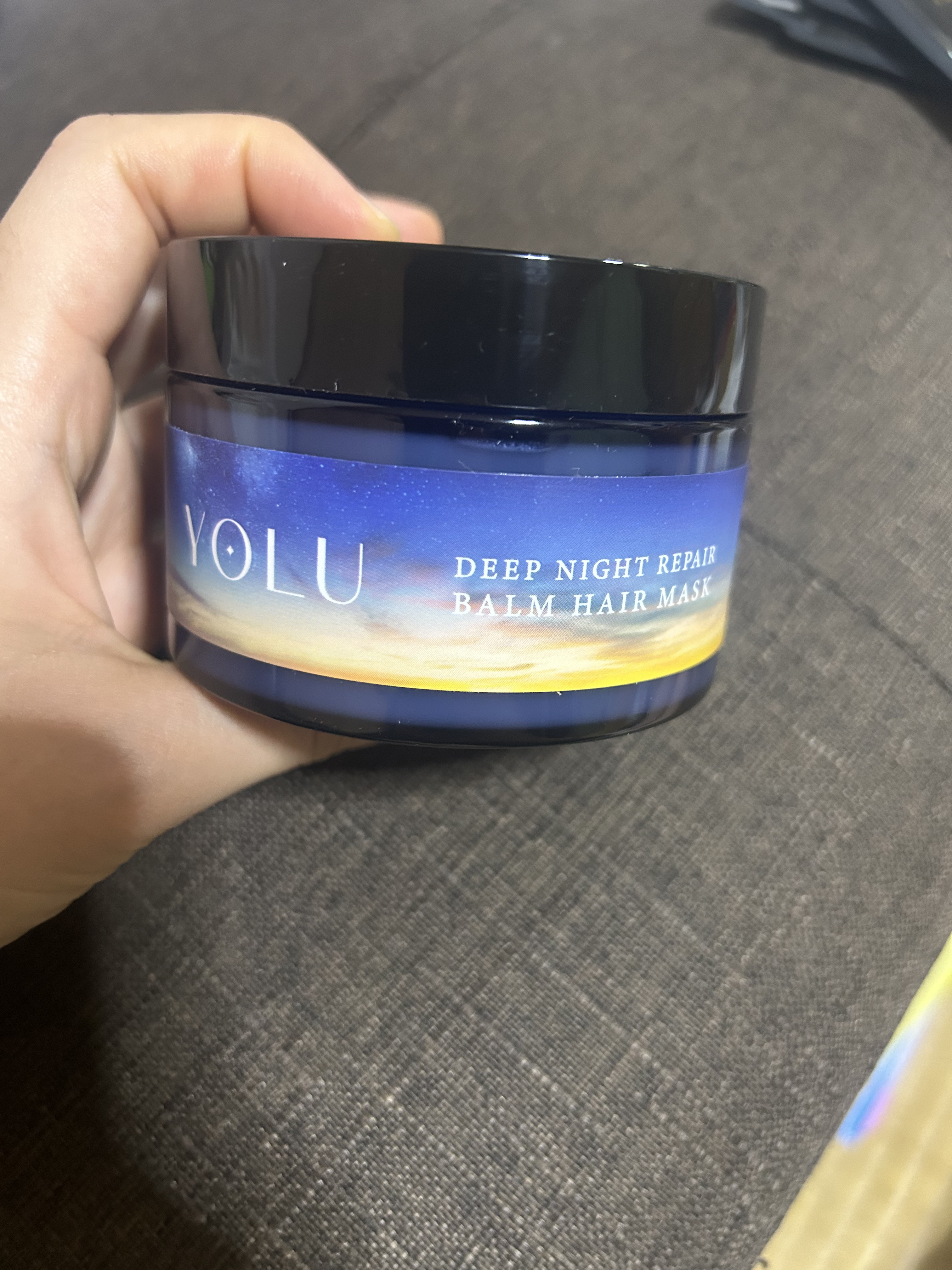 ディープナイトリペアバームヘアマスク/YOLU/ヘアマスク・ヘアパックを使ったクチコミ（1枚目）