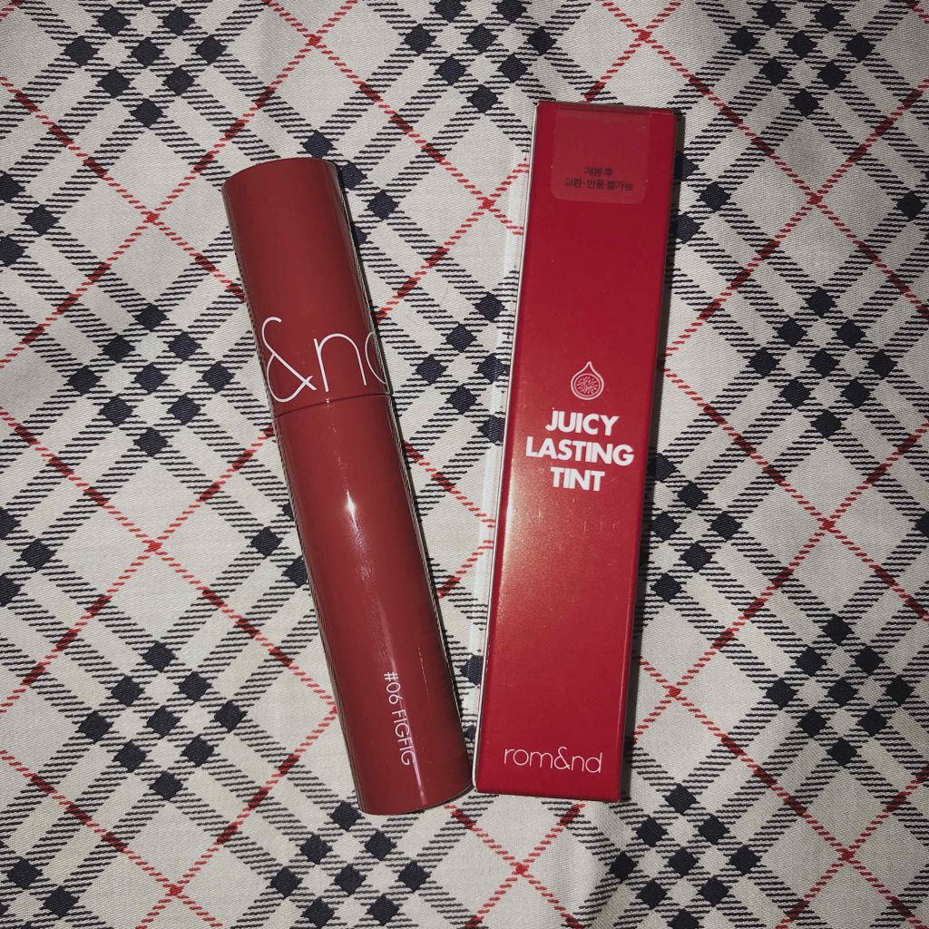 ジューシーラスティングティント/rom&nd/リップティントを使ったクチコミ(1枚目)