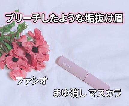 まゆ消し マスカラ/FASIO/眉マスカラを使ったクチコミ(1枚目)
