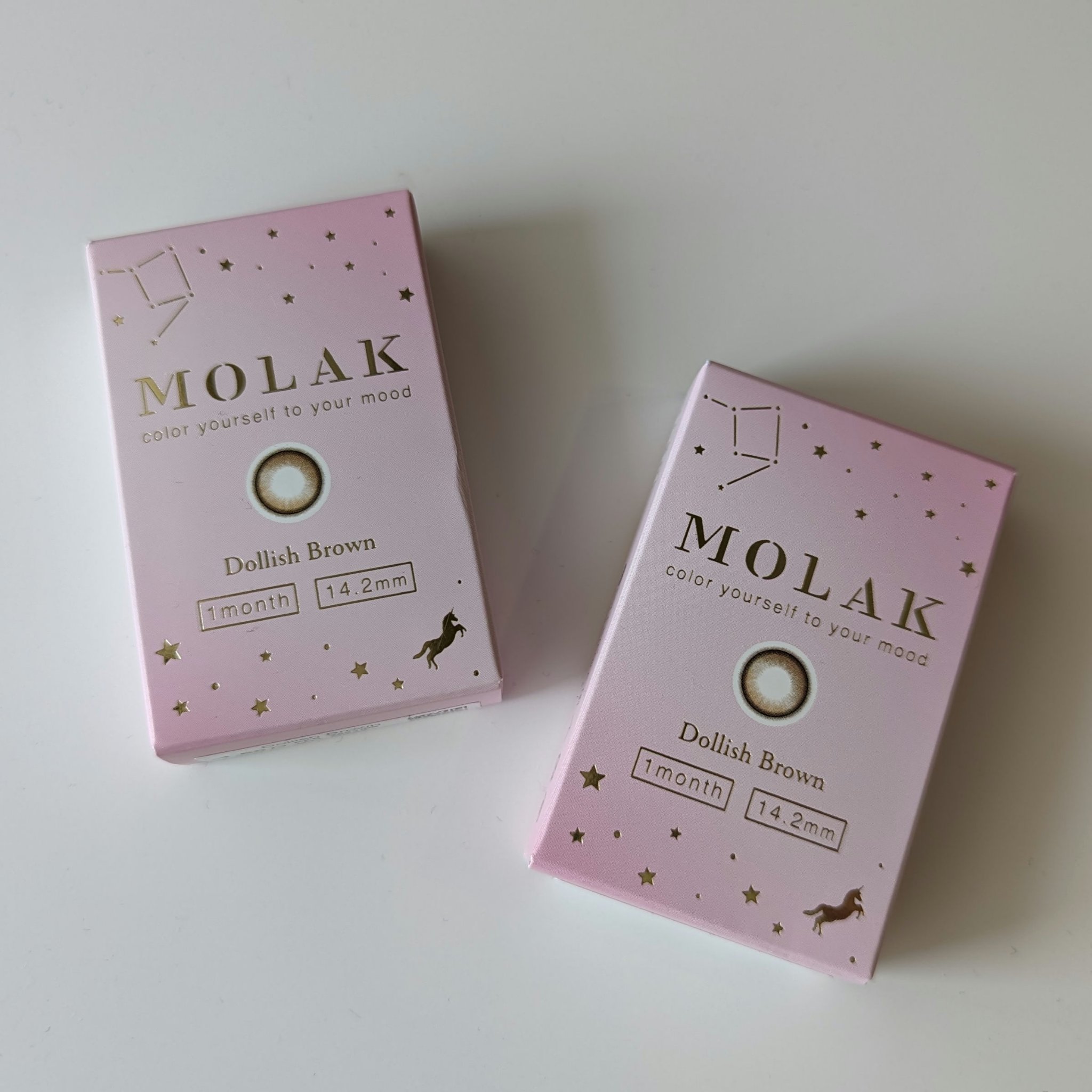 MOLAK 1month ドーリッシュブラウン/MOLAK/１ヶ月（１MONTH）カラコンを使ったクチコミ（1枚目）