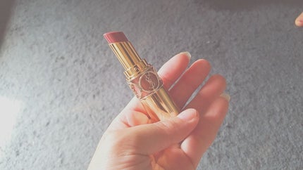 ルージュ ヴォリュプテ シャイン/YVES SAINT LAURENT BEAUTE/口紅を使ったクチコミ(1枚目)