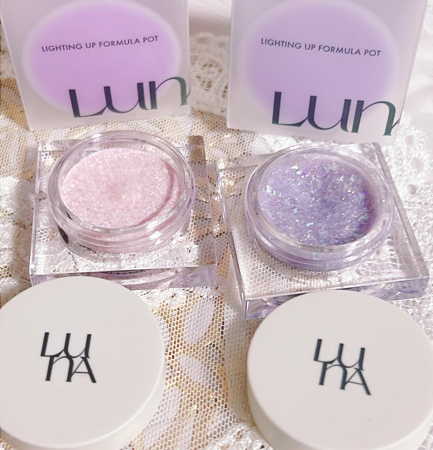 ライティングアップフォーミュラポット/LUNA/グリッターを使ったクチコミ（1枚目）