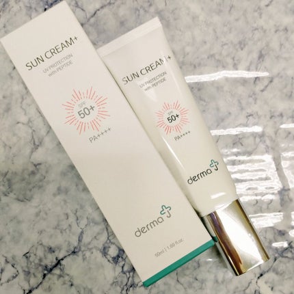 サンクリーム+/ DermaJ/日焼け止めクリームを使ったクチコミ(3枚目)