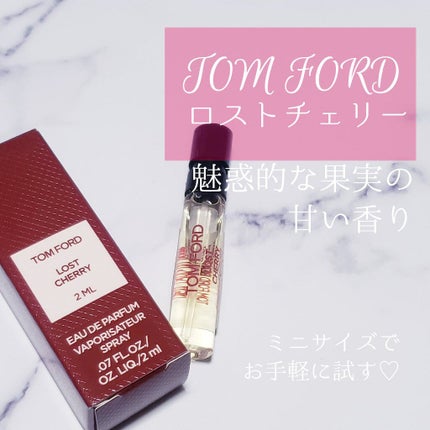 ロスト チェリー オード パルファム スプレィ/TOM FORD BEAUTY/香水(レディース)を使ったクチコミ(1枚目)