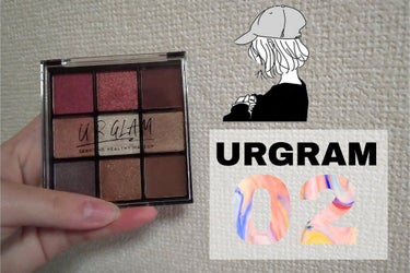 UR GLAM　BLOOMING EYE COLOR PALETTE/U R GLAM/パウダーアイシャドウを使ったクチコミ（1枚目）