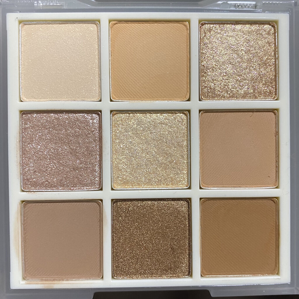 プレイカラーアイズ ≪ミルキーコレクション≫ バナナミルク/ETUDE/アイシャドウパレットを使ったクチコミ（3枚目）