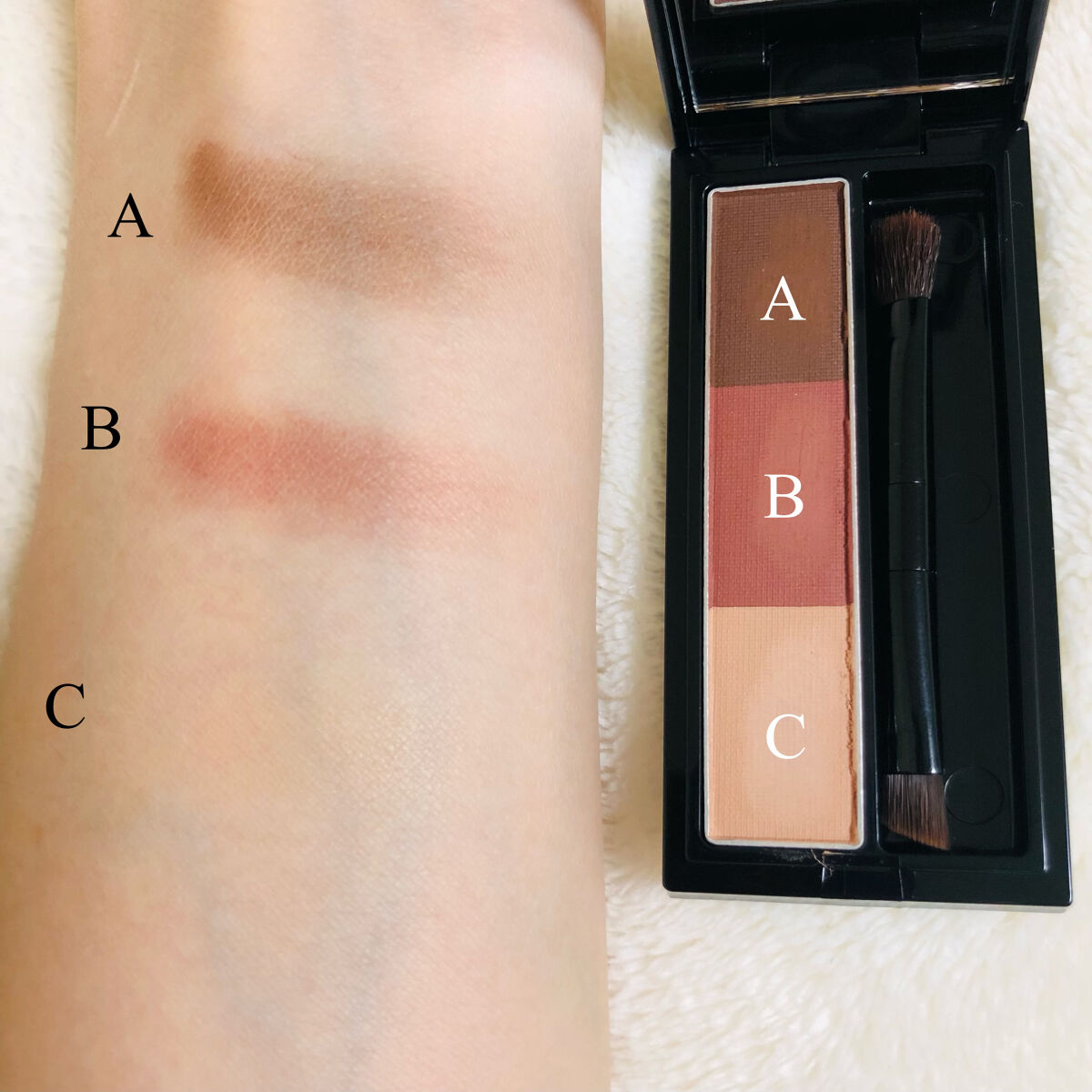 ヴィセ リシェ アイブロウパウダー/Visée/パウダーアイブロウを使ったクチコミ（3枚目）