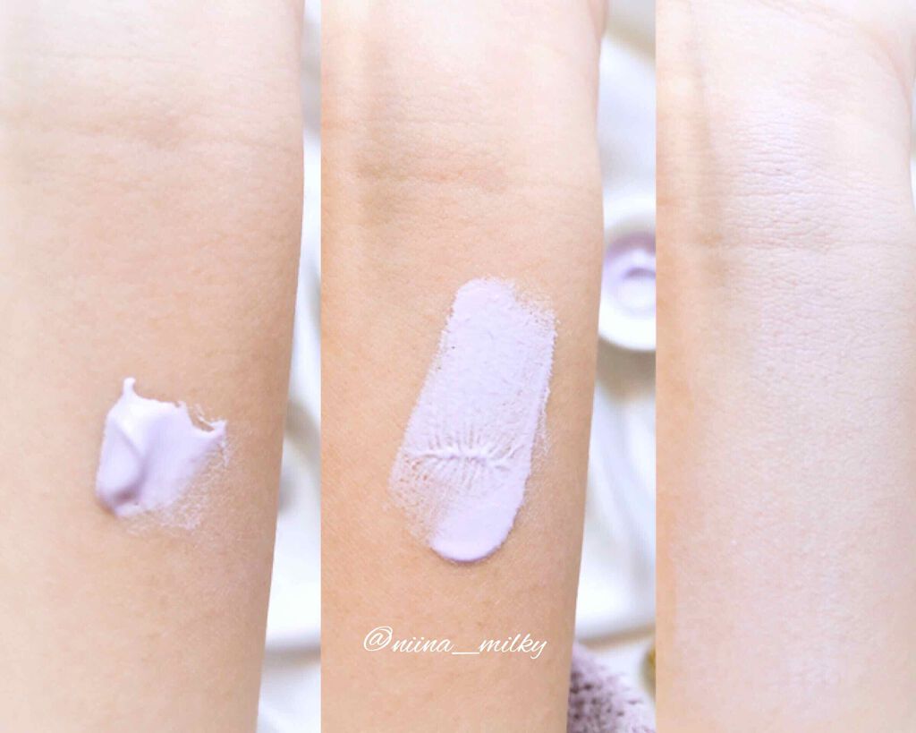 トーンアップクリーム モイストラベンダー/モウシロ/化粧下地を使ったクチコミ（3枚目）