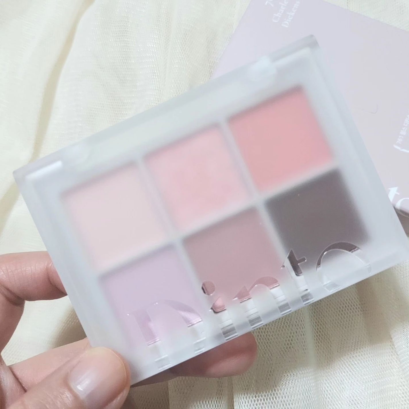 ピンククリスマスキャロルエディション/シャドウパレット+チークセット/Dinto/メイクアップキットを使ったクチコミ(6枚目)