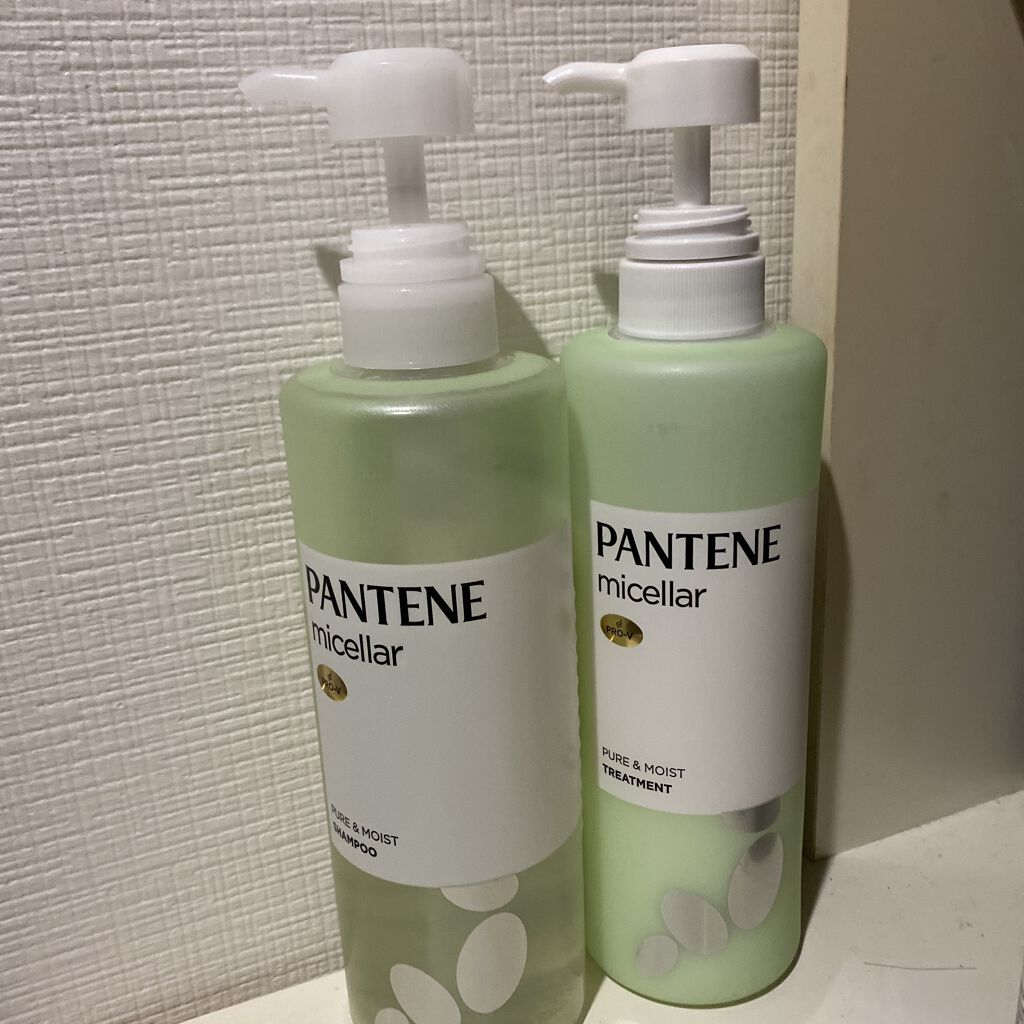 PRO-V ミセラー ピュア＆モイスト ノンシリコンシャンプー/トリートメント/パンテーン/市販シャンプーを使ったクチコミ（3枚目）