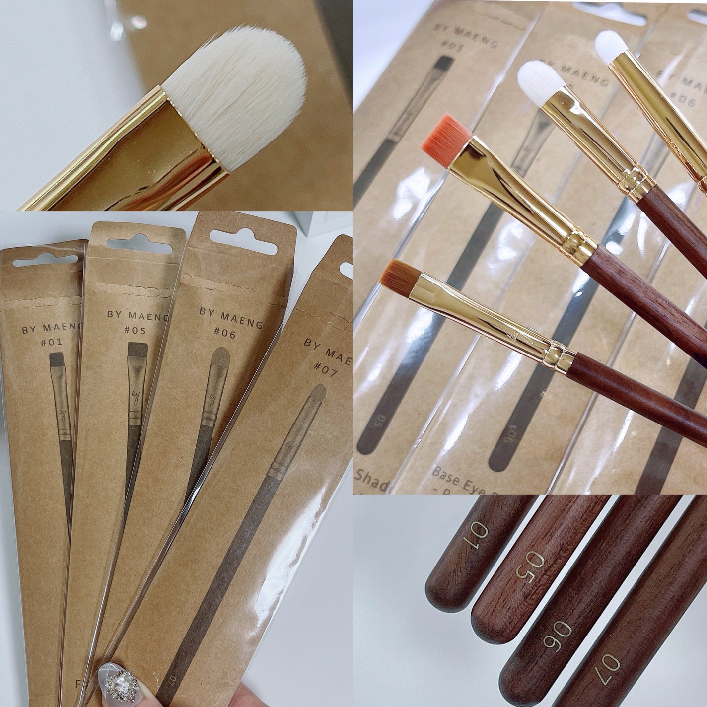 BY MAENG #01 アイライナーブラシ/SOOA DOR/メイクブラシを使ったクチコミ(5枚目)