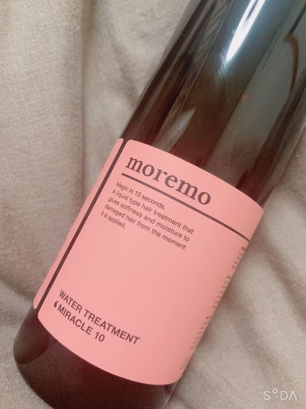 ウォータートリートメントミラクル10/moremo/洗い流すヘアトリートメントを使ったクチコミ(1枚目)
