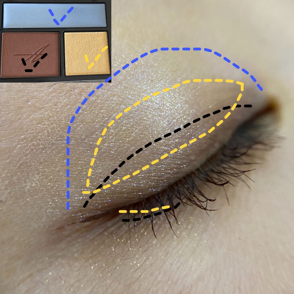 コンスピキュアス アイズ/Amplitude/アイシャドウパレットを使ったクチコミ(9枚目)