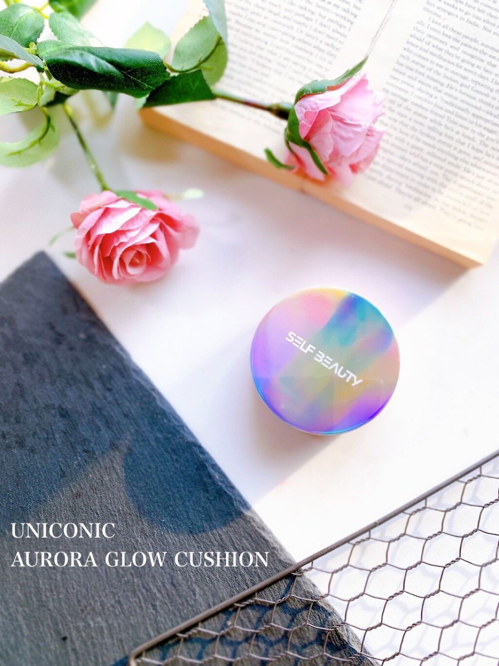 ユニコーン オーロラ光彩クッション/SELF BEAUTY/クッションファンデーションを使ったクチコミ(1枚目)