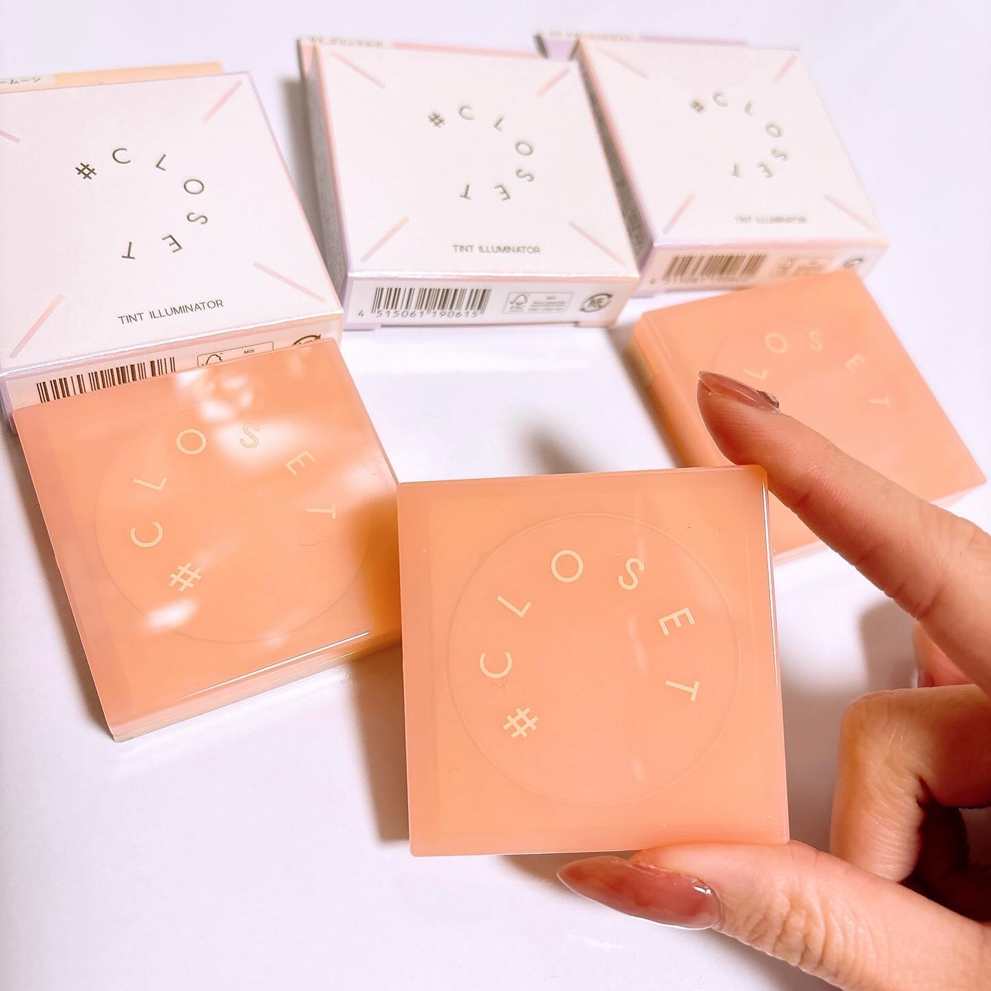 ティントイルミネーター/#CLOSET/パウダーハイライトを使ったクチコミ（3枚目）