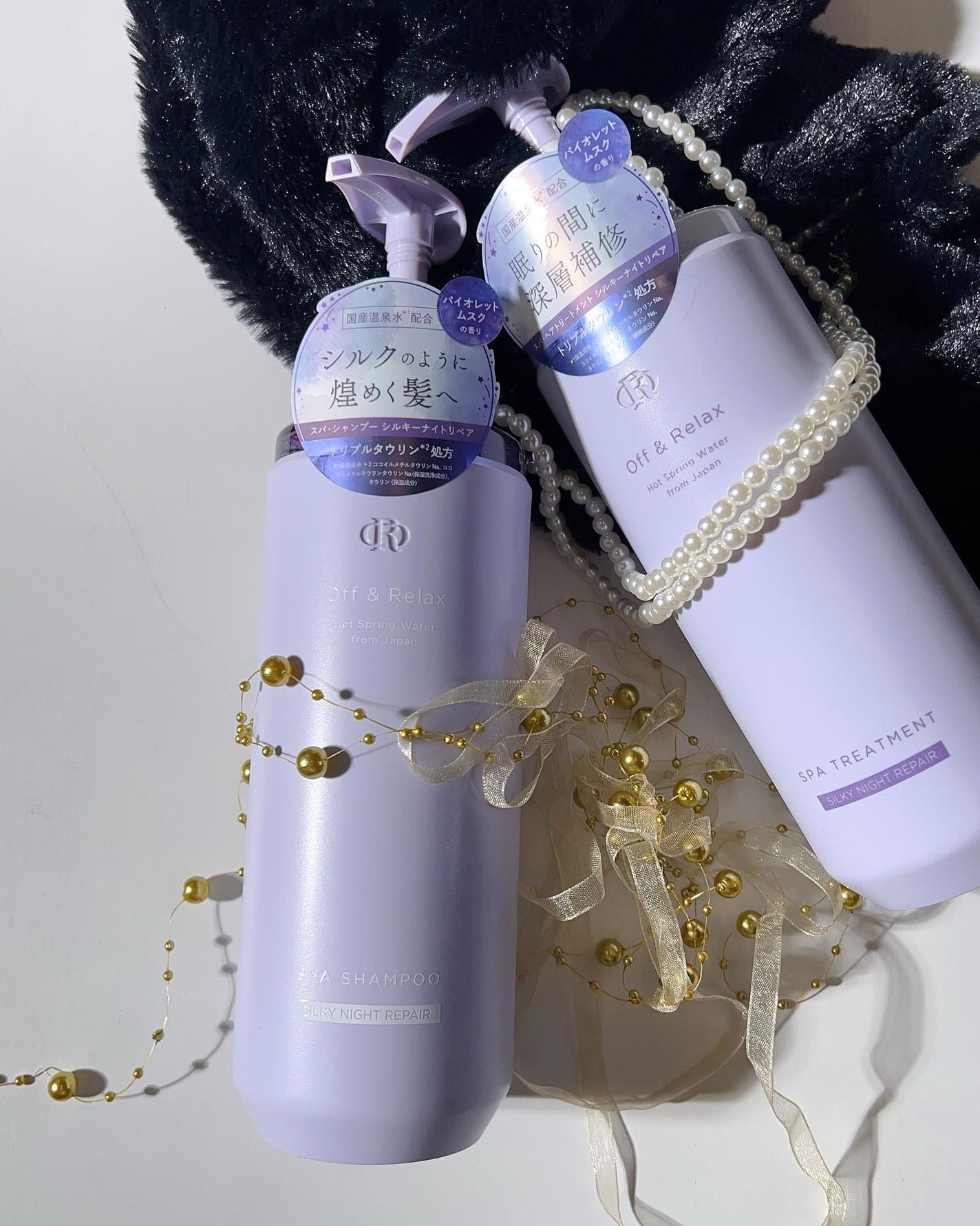 OR スパ・シャンプー/ヘアトリートメント シルキーナイトリペア/Off&Relax/市販シャンプーを使ったクチコミ(1枚目)