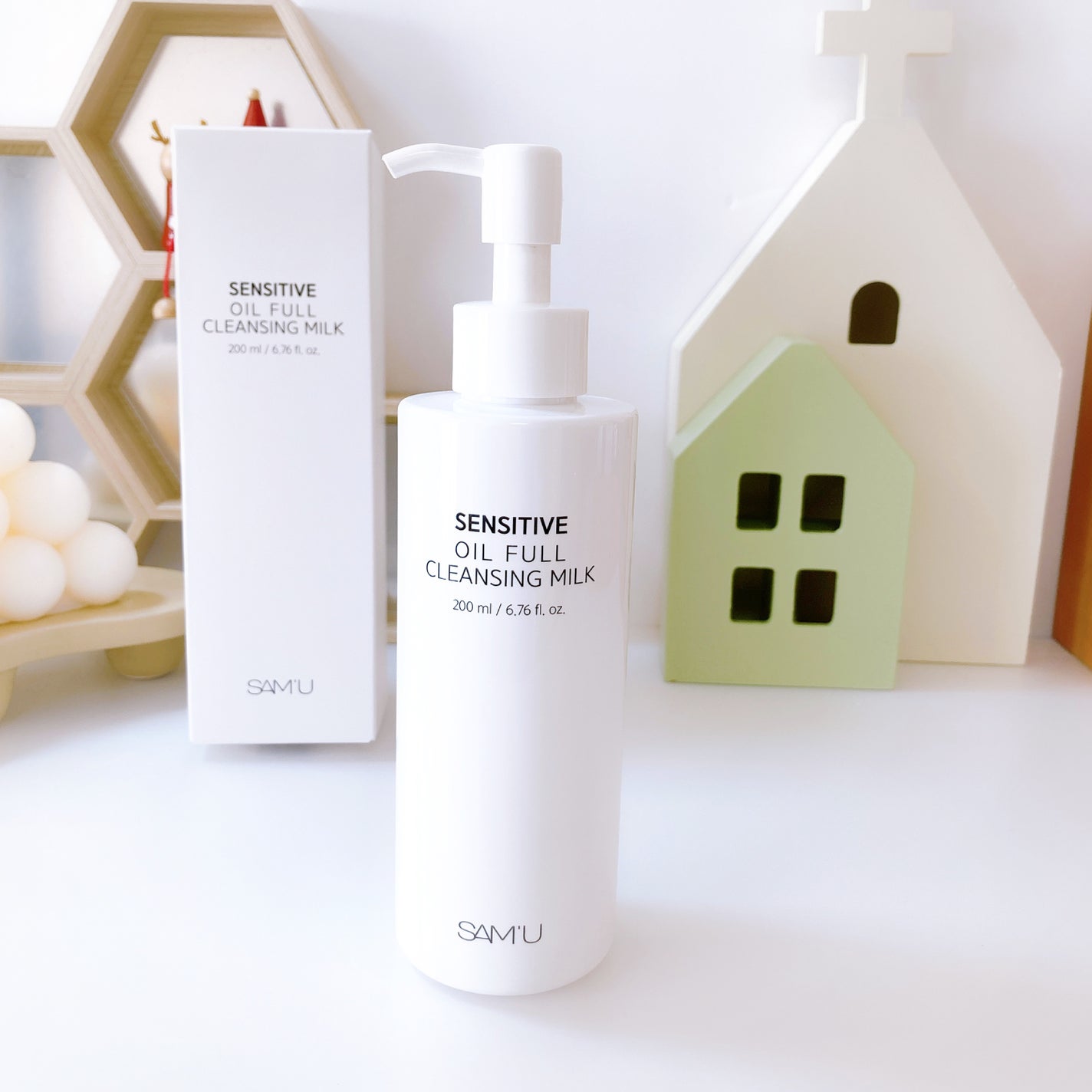 センシティブオイルフルクレンジングミルク/SAM'U/ミルククレンジングを使ったクチコミ(5枚目)