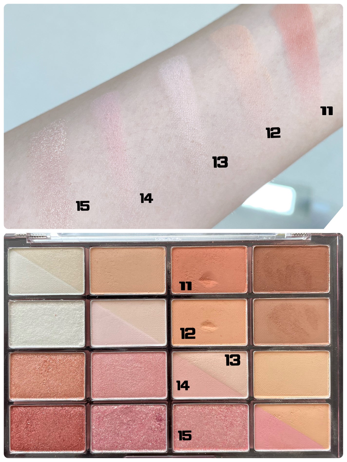 ソフトブラーリングアイパレット/wakemake/アイシャドウパレットを使ったクチコミ(4枚目)