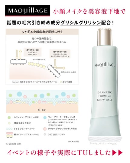 ドラマティックフォルミンググロウベース/マキアージュ/化粧下地を使ったクチコミ(2枚目)
