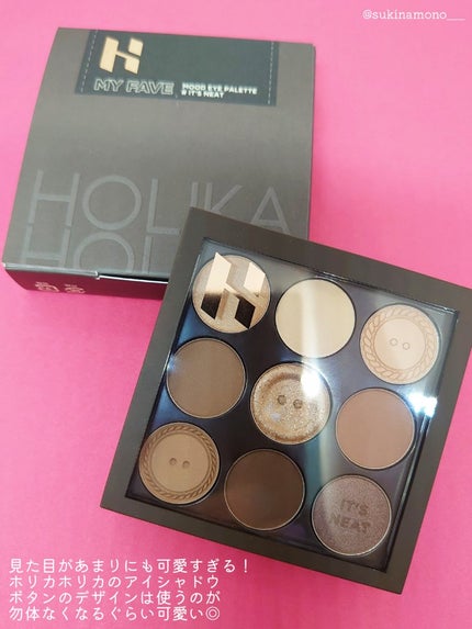 マイフェイブムードアイパレット 9カラー/HOLIKA HOLIKA/アイシャドウパレットを使ったクチコミ(2枚目)