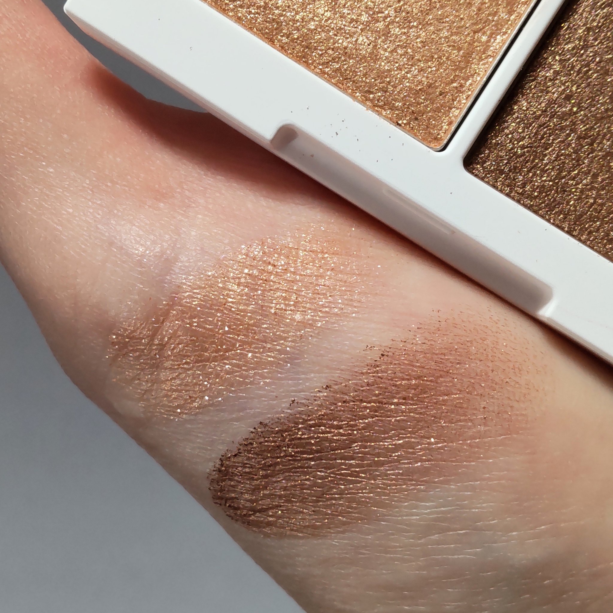 マイカラー デュオシャドウ/FAVES BEAUTY/アイシャドウパレットを使ったクチコミ（1枚目）