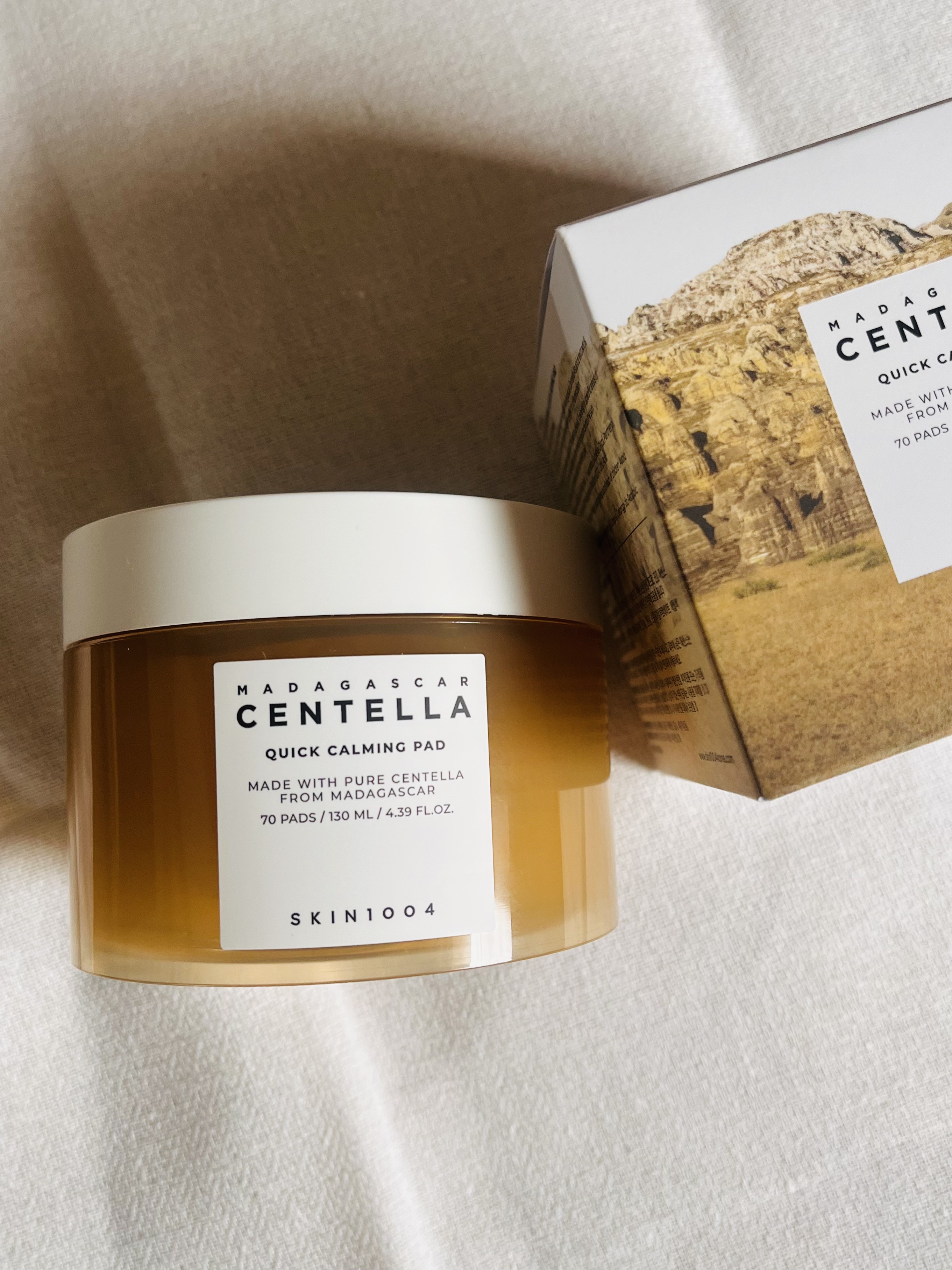 センテラ クイックカーミングパッド/SKIN1004/トナーパッドを使ったクチコミ（1枚目）