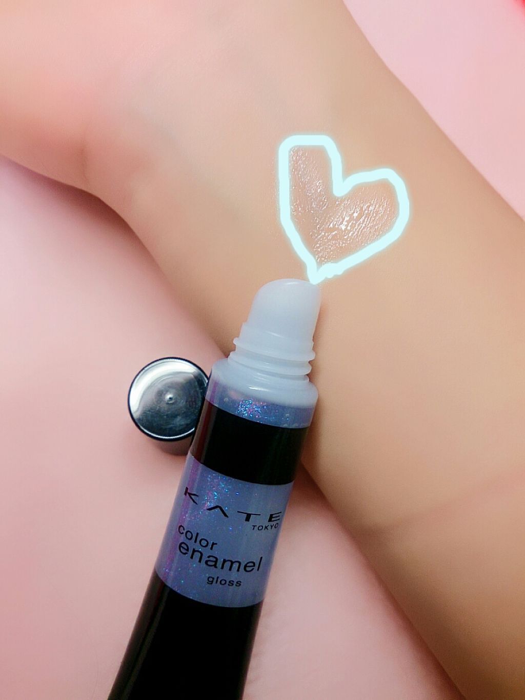 カラーエナメルグロス/KATE/リップグロスを使ったクチコミ(1枚目)