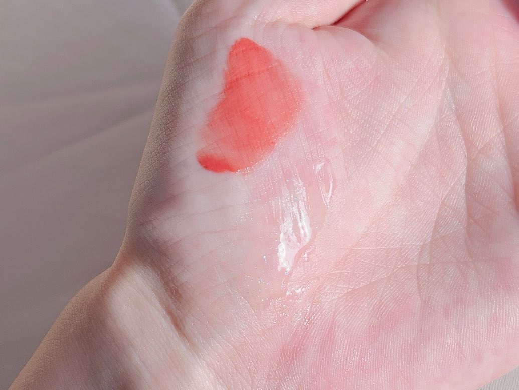 シアーベルベットティント 05 ステラ―グロウ/Dear.A/リップティントを使ったクチコミ（2枚目）