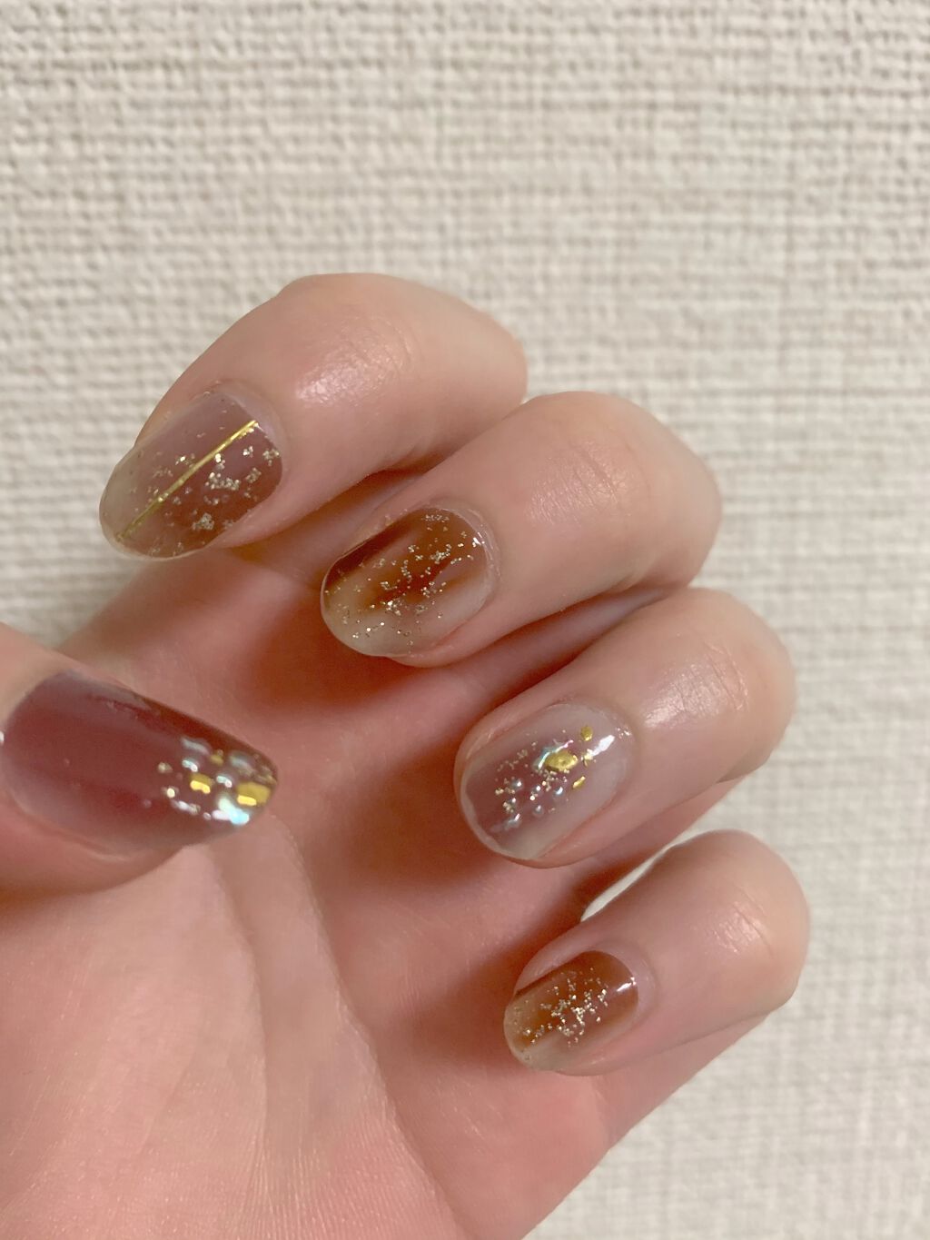 ネイルシール/Qoo10/ネイルシールを使ったクチコミ(1枚目)