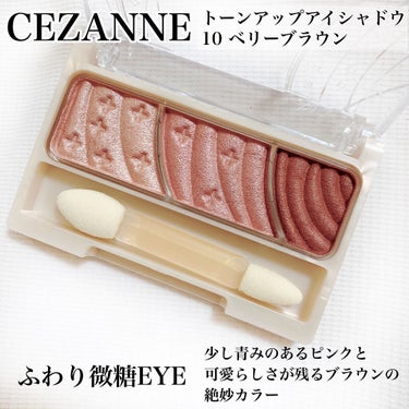 トーンアップアイシャドウ/CEZANNE/パウダーアイシャドウを使ったクチコミ（2枚目）