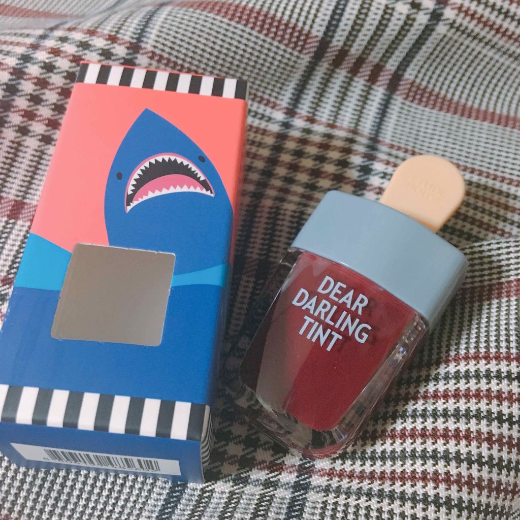 ディアダーリン ウォータージェルティント （アイスティント）/ETUDE/口紅を使ったクチコミ（1枚目）