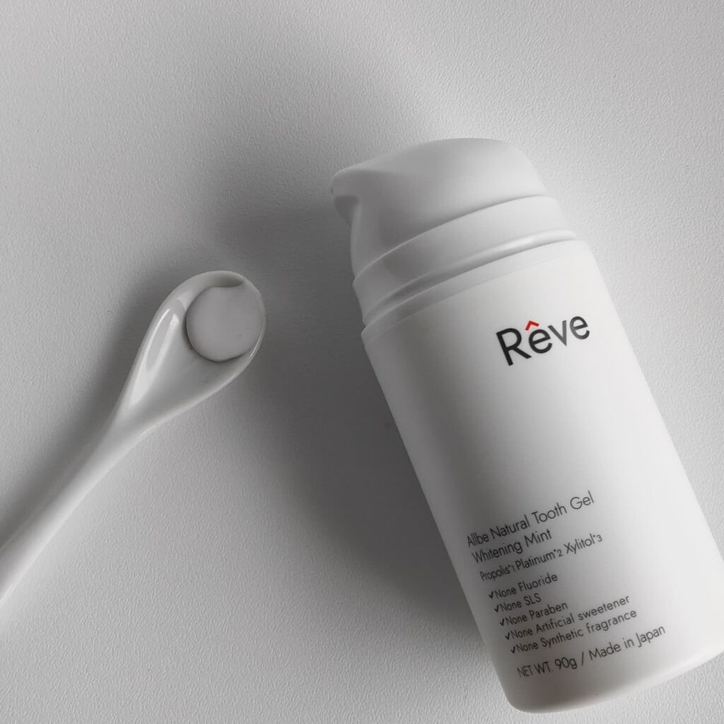 reve ナチュラルトゥースジェル/Allbe/歯磨き粉を使ったクチコミ（3枚目）