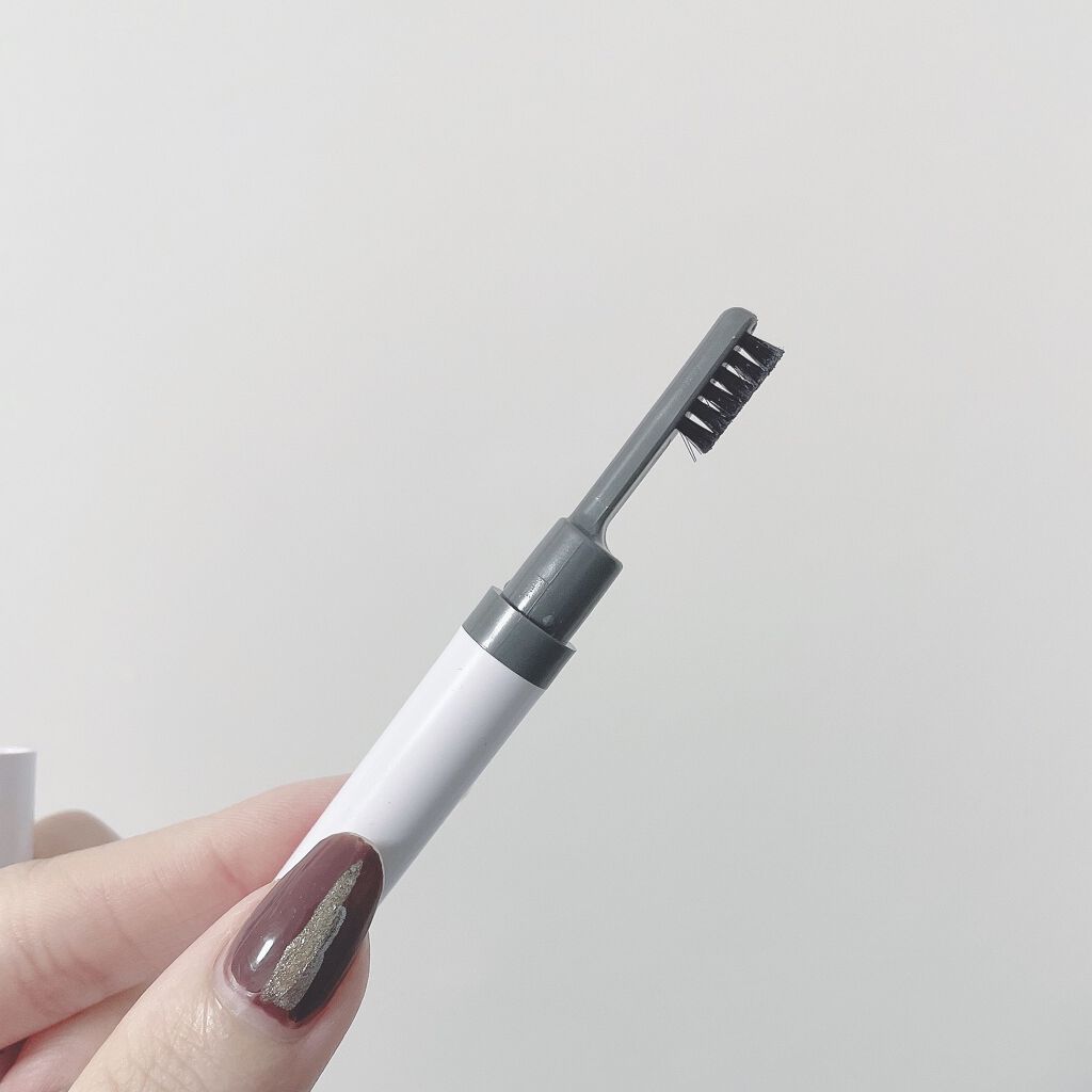 まゆずみ ブラシ付/ちふれ/アイブロウペンシルを使ったクチコミ（3枚目）