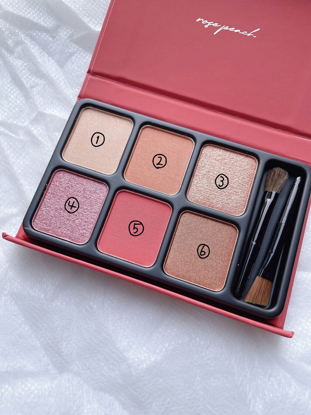 アイカラーパレット/heme/アイシャドウパレットを使ったクチコミ（2枚目）