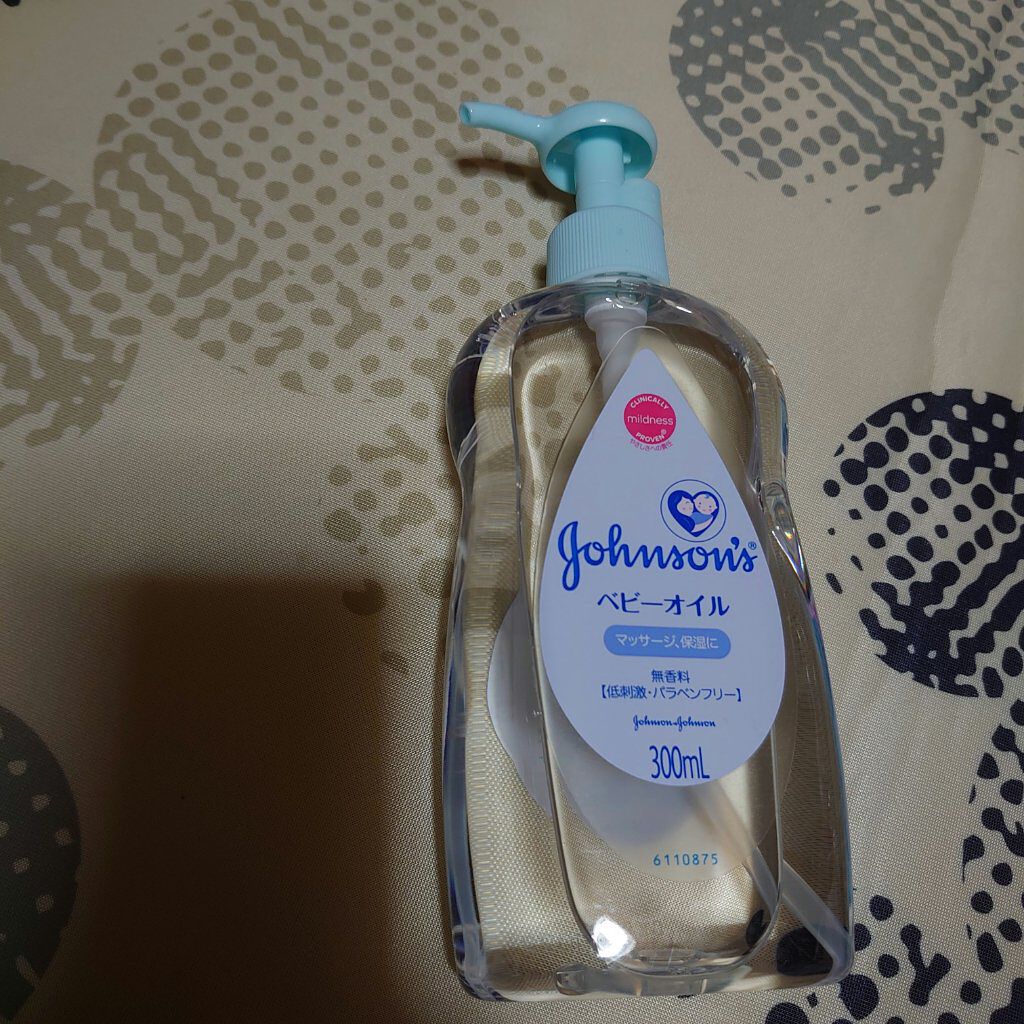 ジョンソン ベビーオイル 無香料/ジョンソンベビー/ボディオイルを使ったクチコミ（3枚目）