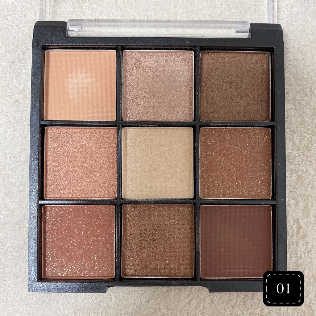 UR GLAM　BLOOMING EYE COLOR PALETTE/U R GLAM/アイシャドウパレットを使ったクチコミ（2枚目）