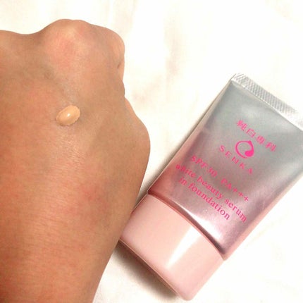 純白専科 すっぴん色づく美容液フォンデュ/SENKA(専科)/リキッドファンデーションを使ったクチコミ(2枚目)