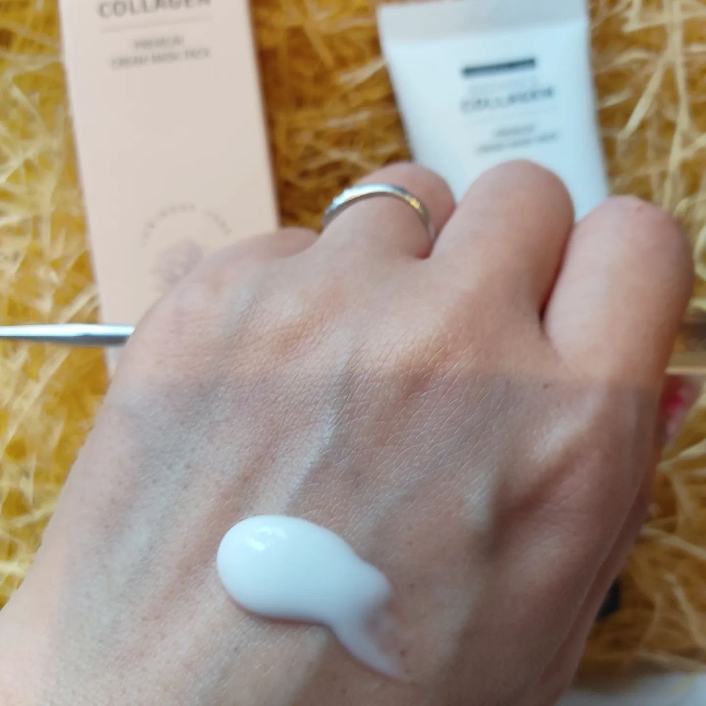 ラディアンスコラーゲンプレミアムクリームマスクパック/ LUMINOUS JADE/シートマスク・パックを使ったクチコミ(3枚目)