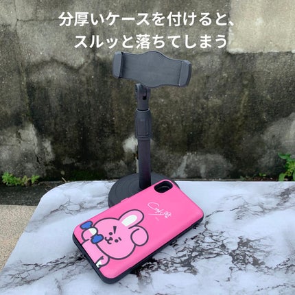 ぽち on LIPS 「大人気のDAISOのスマホスタンド。高さが24〜34cmにでき..」(8枚目)