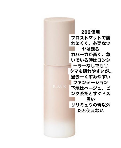 RMK ラスティング ジェルクリーミィファンデーション/RMK/クリーム・エマルジョンファンデーションを使ったクチコミ(1枚目)