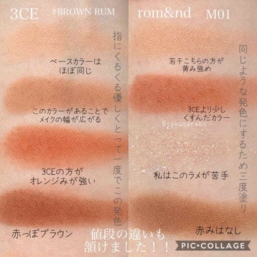 3CE MINI MULTI EYE COLOR PALETTE/3CE/パウダーアイシャドウを使ったクチコミ（3枚目）