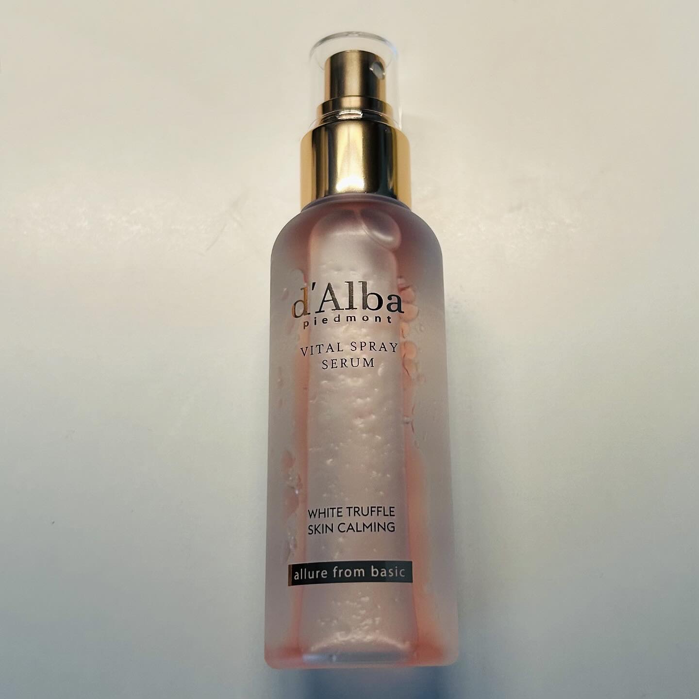 ダルバ ホワイトトリュフファーストスプレーセラム/ダルバ/ミスト状化粧水を使ったクチコミ（2枚目）