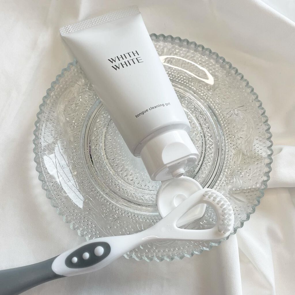 tongue cleansing gel/WHITH WHITE/その他オーラルケアを使ったクチコミ(3枚目)
